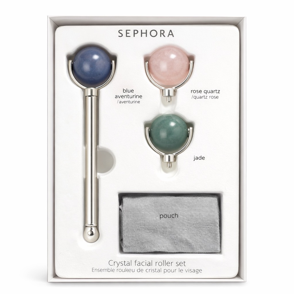 Sephora Crystal Roller Trio‎ - Navy, Rose, Jade